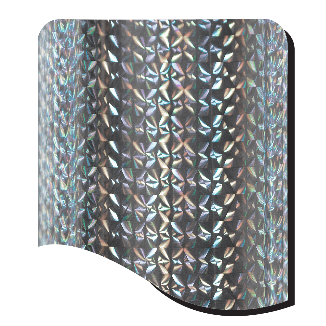 5610-SILVER PYRAMID HOLOGRAPHIC