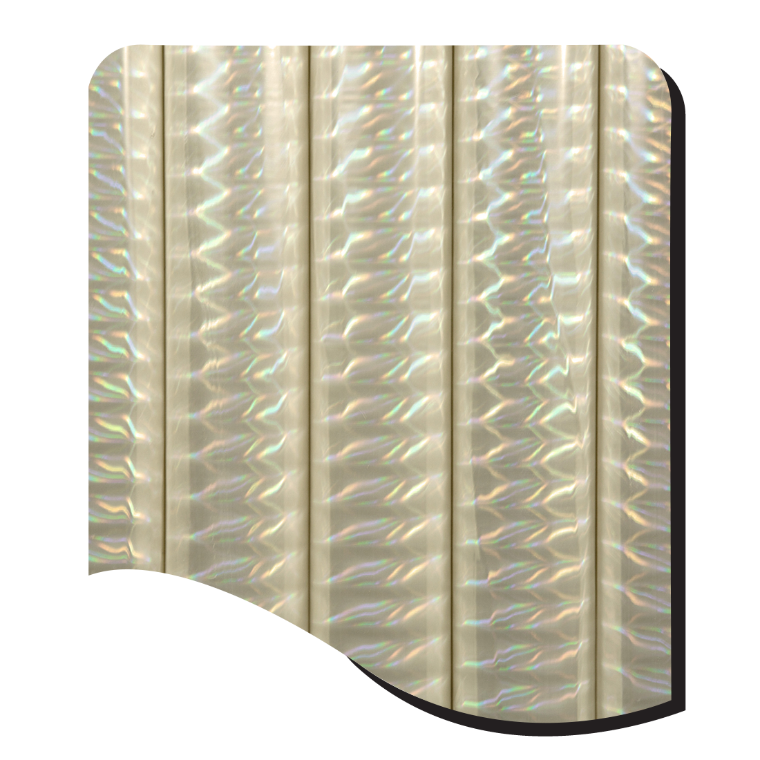 4001-CLEAR HOLOGRAPHIC MINI PILLARS