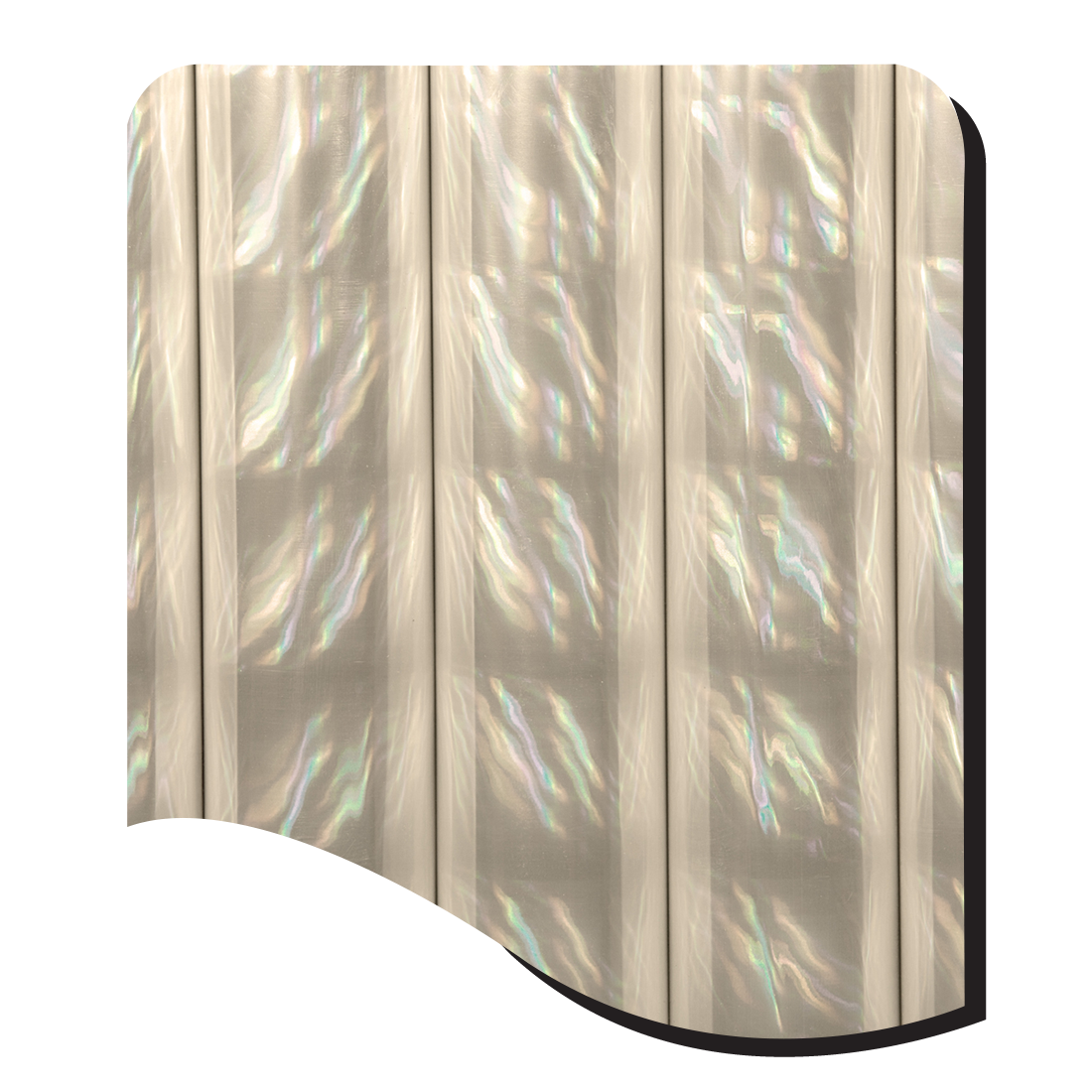 4101-CLEAR HOLOGRAPHIC PILLARS OF LIGHT