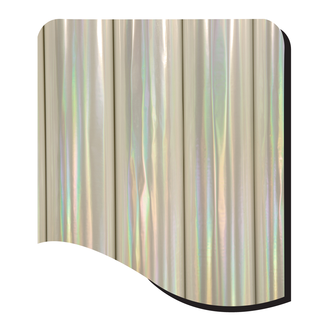 9001-CLEAR HOLOGRAPHIC SEAMLESS RAINBOW