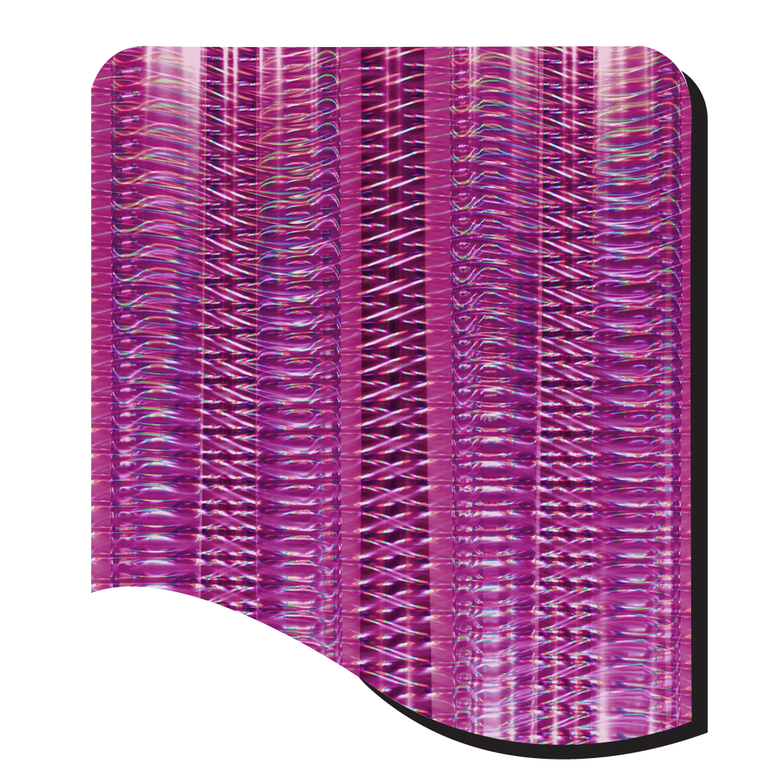 4075-MAGENTA MINI PILLARS OF LIGHT HOLOGRAPHIC