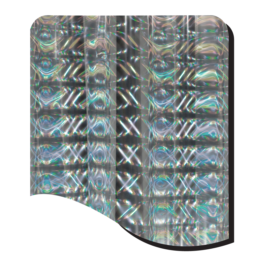 4110-SILVER PILLARS OF LIGHT HOLOGRAPHIC
