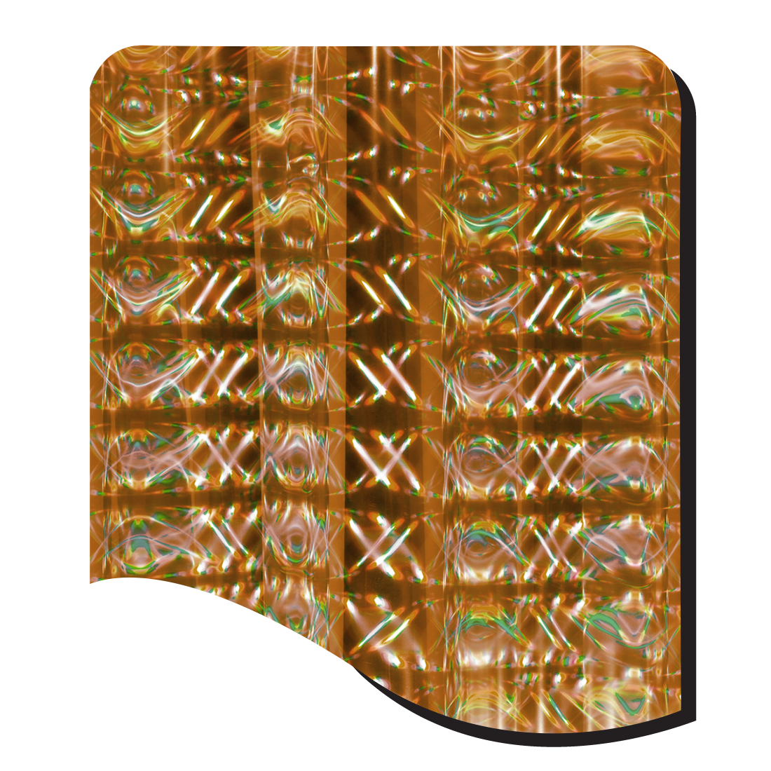 4165-COPPER PILLARS OF LIGHT HOLOGRAPHIC