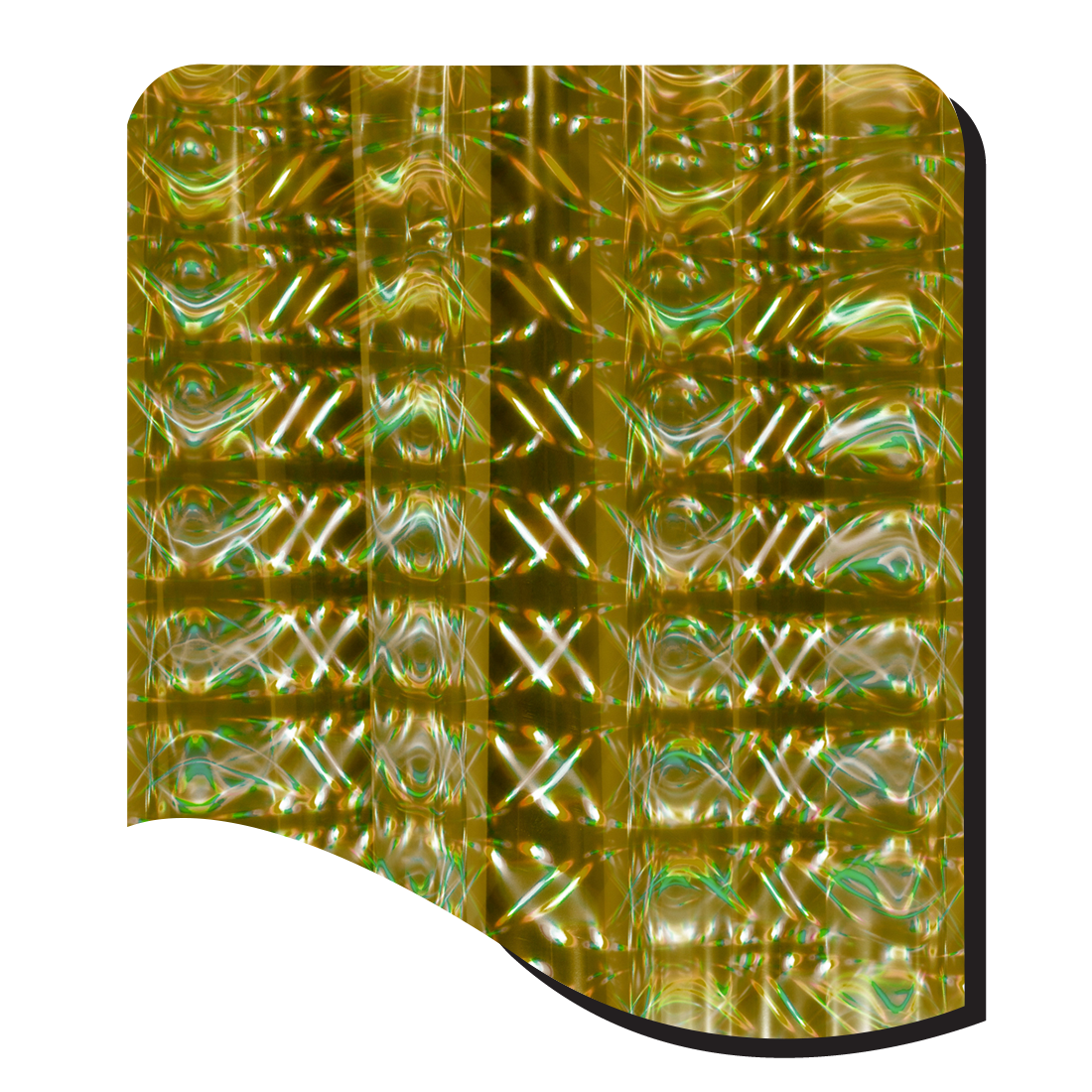 4197-GOLD PILLARS OF LIGHT HOLOGRAPHIC