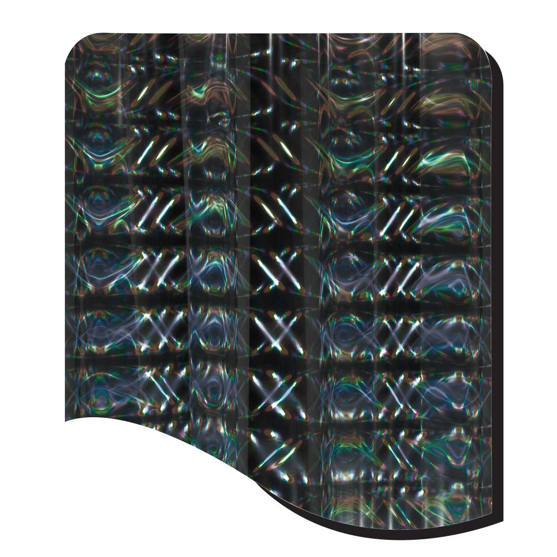 4199-BLACK PILLARS OF LIGHT HOLOGRAPHIC