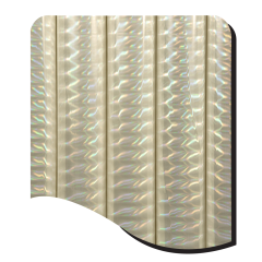 CHX4001-CLEAR MINI PILLARS HOLOGRAPHIC