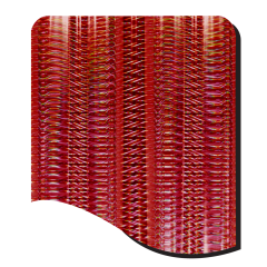 HX4045-RED MINI PILLARS OF LIGHT HOLOGRAPHIC