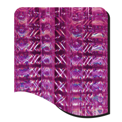 HX4175-MAGENTA PILLARS OF LIGHT HOLOGRAPHIC