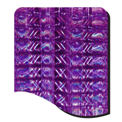 HX4179-PURPLE PILLARS OF LIGHT HOLOGRAPHIC