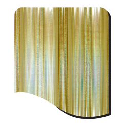 HX5197-GOLD MICRO GLITTER HOLOGRAPHIC