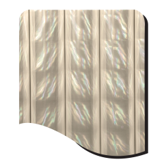 CHCUV4101 CLEAR HOLOGRAPHIC PILLARS OF LIGHT 25" X 10000' (640MM X 3050M)