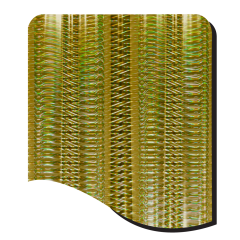 HR4097-GOLD MINI PILLARS HOLOGRAPHIC