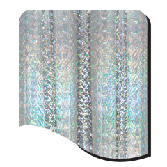 HR9210-SILVER CRACKED ICE HOLOGRAPHIC