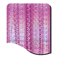 HX5275-MAGENTA CRACKED ICE HOLOGRAPHIC