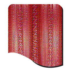 HX5845-RED LARGE TINSEL HOLOGRAPHIC