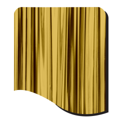 MIOW852-MATTE GOLD METALLIC